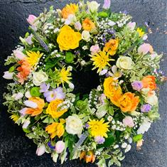 Spring Pastel Open Wreath