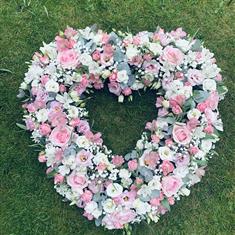 Pink &amp; White Open Wreath