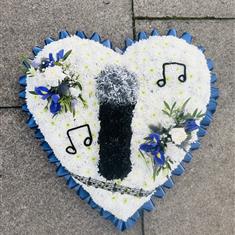 Microphone on a heart 